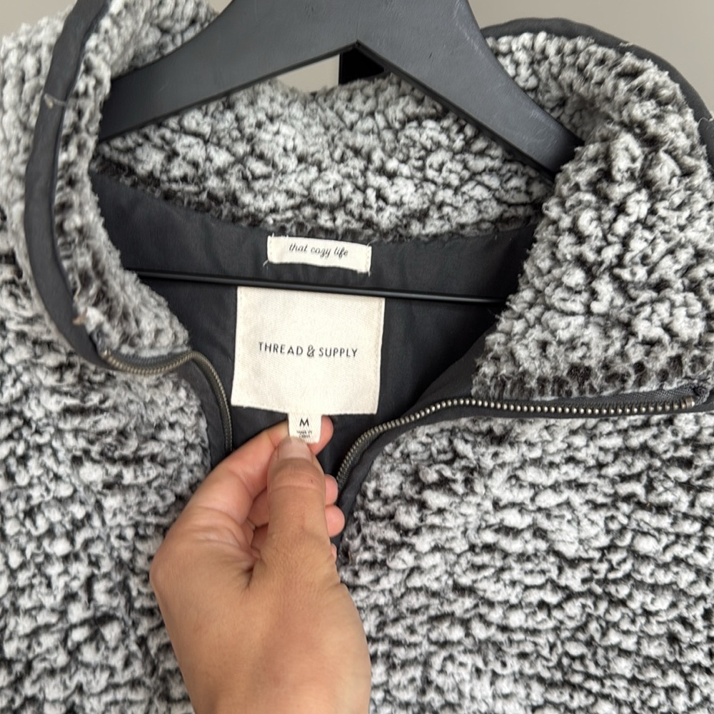 Thread and Supply cozy plush sweatshirt - Picture 3 of 4
